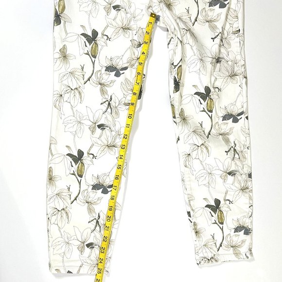 Buffalo David Bitton - Women's Sz 12 - Havana White Jeans High Rise Ankle Skinny - Picture 12 of 13